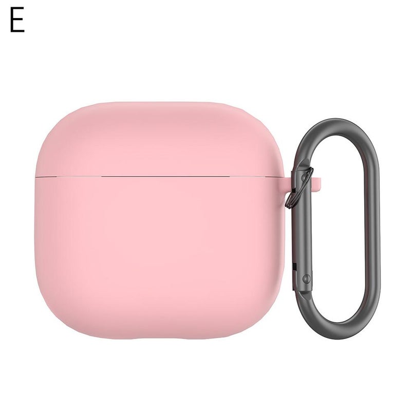 Simple solid color new silicone Bluetooth case for Apple 4th generation AirPods earphones.